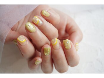 ネイル フライガール(nail FLY GIRL)/レモンネイル