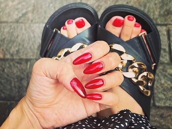 アムール(amour)の写真/【素足を美しく、足元までしっかり可愛く♪】フットメニューはつるつるになるトリートメント仕上げ付き！