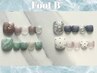 【ネイル】サンプルから選びたい方！フット定額アート 6500円