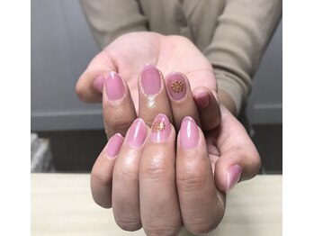 ヒトミネイルズ(Hitomi Nails)/シンプルネイル ￥６、０００