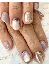 ヘアアンドネイル ピーファイブ(P-five)/涼やか♪ 大人夏ネイル