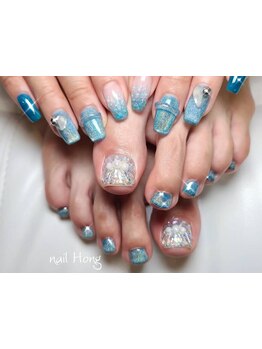 手描きアートが得意なサロン