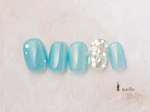 アイネイルズ 横浜EAST店(I-nails)/シアーホログラムネイル