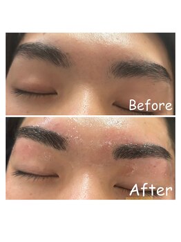 ダンニヒル(dannihil)/夏休みの間に眉ワックスで垢抜け