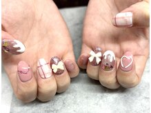 ケーエヌ(KN)/バレンタインネイル