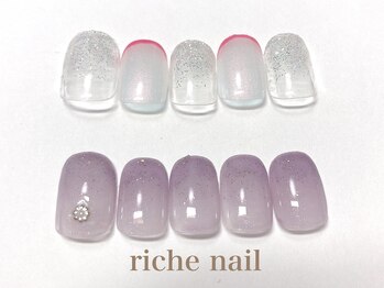 リッシュネイル 新百合ヶ丘店(riche nail)/シンプルアートコース