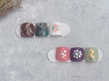 ひまりネイル(ひまりnail)/フットネイル 親指アート