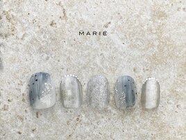 5)8000円 ニュアンスネイル1113d