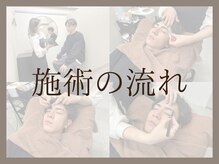 ソエバイミレボ 池袋(soe by me.rebo)/美眉スタイリングの施術の流れ＊