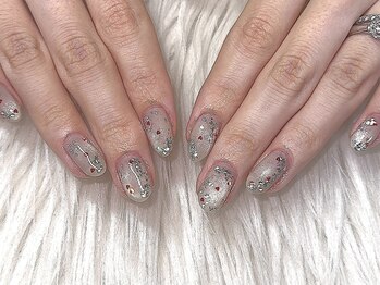 ネスネイル 池袋(Nes.nail)/小さいハート × マグネット