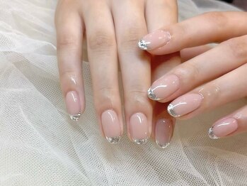 シ ベル 梅田茶屋町店 ネイル(Ci belle)/ガラスフレンチ/ブライダル
