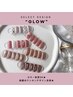 キラキラ/綺麗めワンホンデザイン★【選べるデザイン】”glow” 初回5900円