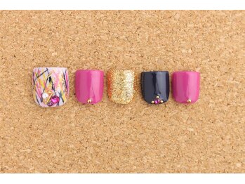 ネイルサロン ブランロール 白金店(Nail Salon Blanl'or)/FOOT 秋色