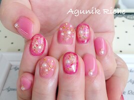 【押し花ネイル】