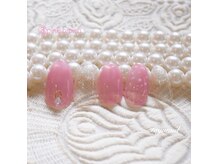 たゆ ネイル(たゆnail)/ pink brown