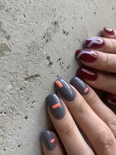 ブロス(blos)/gray＊purple