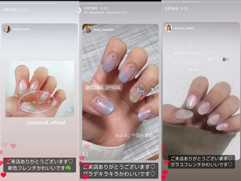 ナイスネイル 堺三国ヶ丘店/お客様Instagram