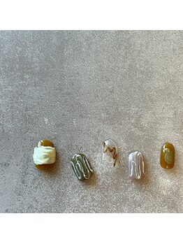 苑琳爪工(erin nail)/はちみつカラー