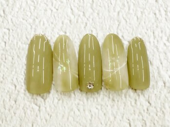 プルミエ ネイル(Premier Nail)/NEW春ネイル☆タイダイ