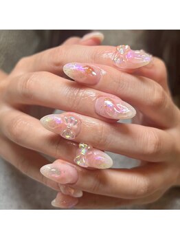 ネイルズトーキョー(nails TOKYO)の写真/【アートやり放題¥7100】持ち込みデザインを超える仕上がりにリピ続出。豊富なパーツで再現度は限りなく◎