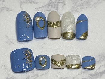 ネイルサロン 爪/秋冬ネイル