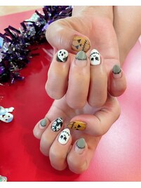 ハロウィンネイル