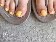 ネイル カノア(Nail Kanoa)/フットワンカラー　6000円