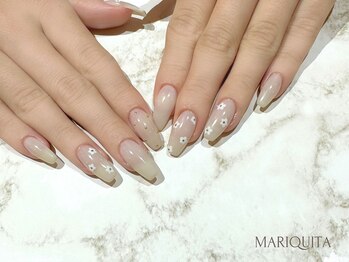 ネイルサロン マリキータ(MARIQUITA)/小花ネイル/春/ナチュラル
