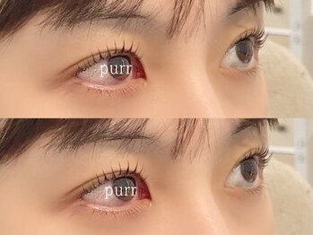 パー(purr)の写真/モチの良さに自信アリ★自まつげを根元からキレイに立ち上げ、最大限に長く魅せる次世代パーマ◎