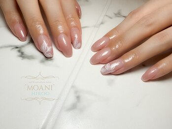 モアニヒロオ 広尾駅前店(MOANI Hiroo)/お花で上品ネイル