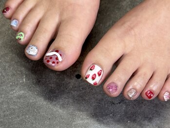 春のポップデザイン