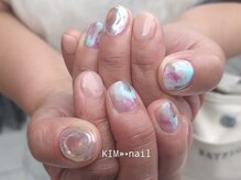 ケイアイエムネイル(KIM nail)/氷ネイル×モヤモヤnuance