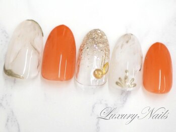 ラグジュアリー ネイルズ(Luxury Nails)/ニュアンス*大理石風Nail