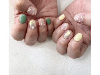 08ネイル(08 nail&school)/春ネイル☆