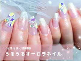 オーロラストーンネイル♪