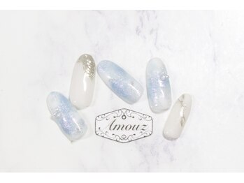 アモウズ(Amouz)/定額【テーマ:アイスブルー】1