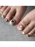【新規】【FOOT】【オフ無料】角質ケア付/季節の定額Design ¥14078→¥6600