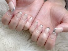 シ ベル 梅田茶屋町店 ネイル(Ci belle)/ガラスフレンチ