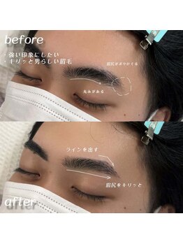 ルアン 池袋店/★メンズ眉毛サロン 池袋