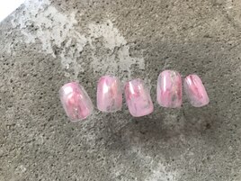 艶ピンクネイル
