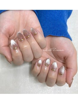 ネイルアート ジマー/80minart コース¥8880