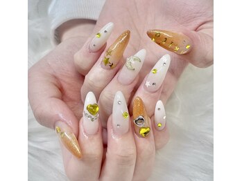 キレイエ ネイルズ(KIREIE NAILS)/オレンジ概念ネイル