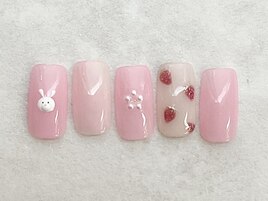 うさちゃんネイル