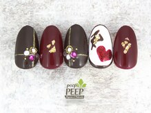 ピッピ 桜新町店(peep PEEP)/2021年バレンタインネイル-1
