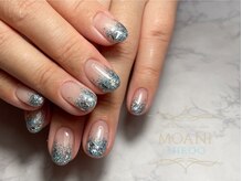 モアニヒロオ 広尾駅前店(MOANI Hiroo)/ブルーのラメグラ☆フィルイン