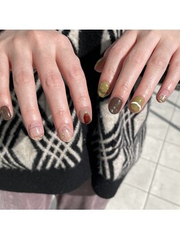 アリュール アンド エテルノ 小山店(Allure & ETERNO)/おまかせニュアンス☆グリーン