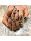 黒ネイル