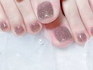 カラー付フラッシュネイル☆