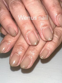 Wenus nailの写真/【シンプル派も納得!】自分らしさを引き出す、こだわりの「美フォルム」×「大人かわいい」ネイルに♪