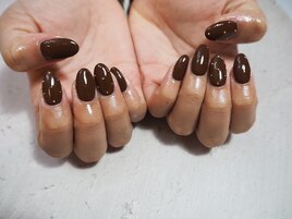 ブラウンワンカラー